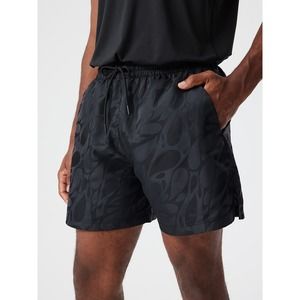 Outdoor Voices NWT Black GeoShine 5" Short Size XS